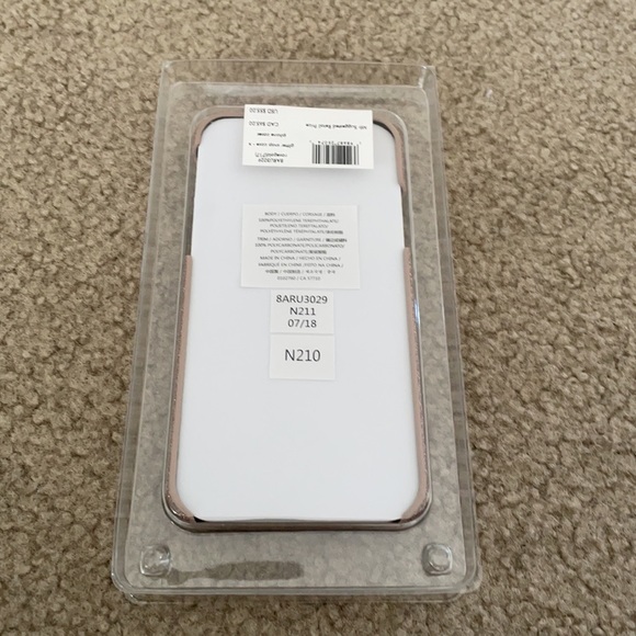Kate Spade iPhone X Case Rose Gold - Picture 2 of 3